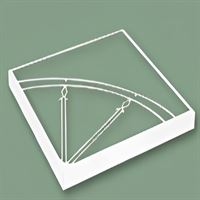 Sıva Üstü Dekoratif Sac Led Panel Çerçeve 600X600X 1